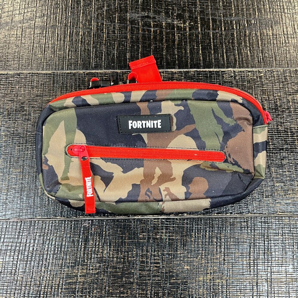 Fortnite Sling Bag Camouflage Gamer Pencil Case with Side Handle Men's